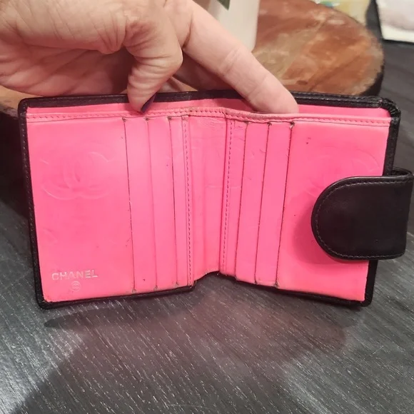 Chanel Cambon Black And Pink Wallet - Picture 6 of 11